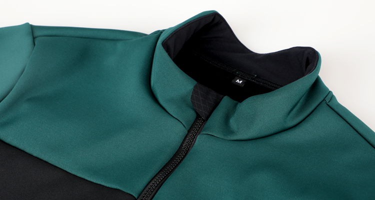 green cycling jacket